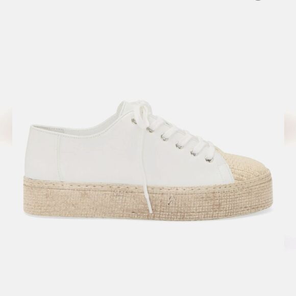 Vince Camuto Calitrie Platform Jute-Toe Sneakers Sz 8 - Picture 6 of 16